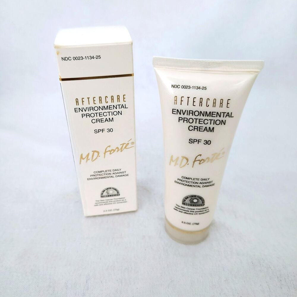 MD Forte Aftercare Environmental Protection Cream Sunscreen 2.5 oz. EXP 02/07